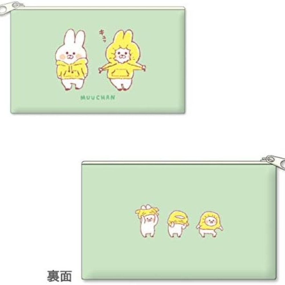 Mind Wave 30th anniversary Rabbit Mochan Mind Wave Flat Pouch